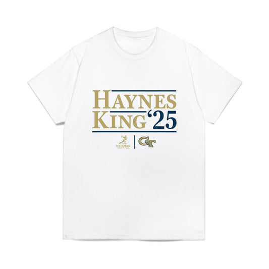 Georgia Tech - NCAA Football : Haynes King - Heisman Campaign Tee Comfort Colors T-Shirt-0