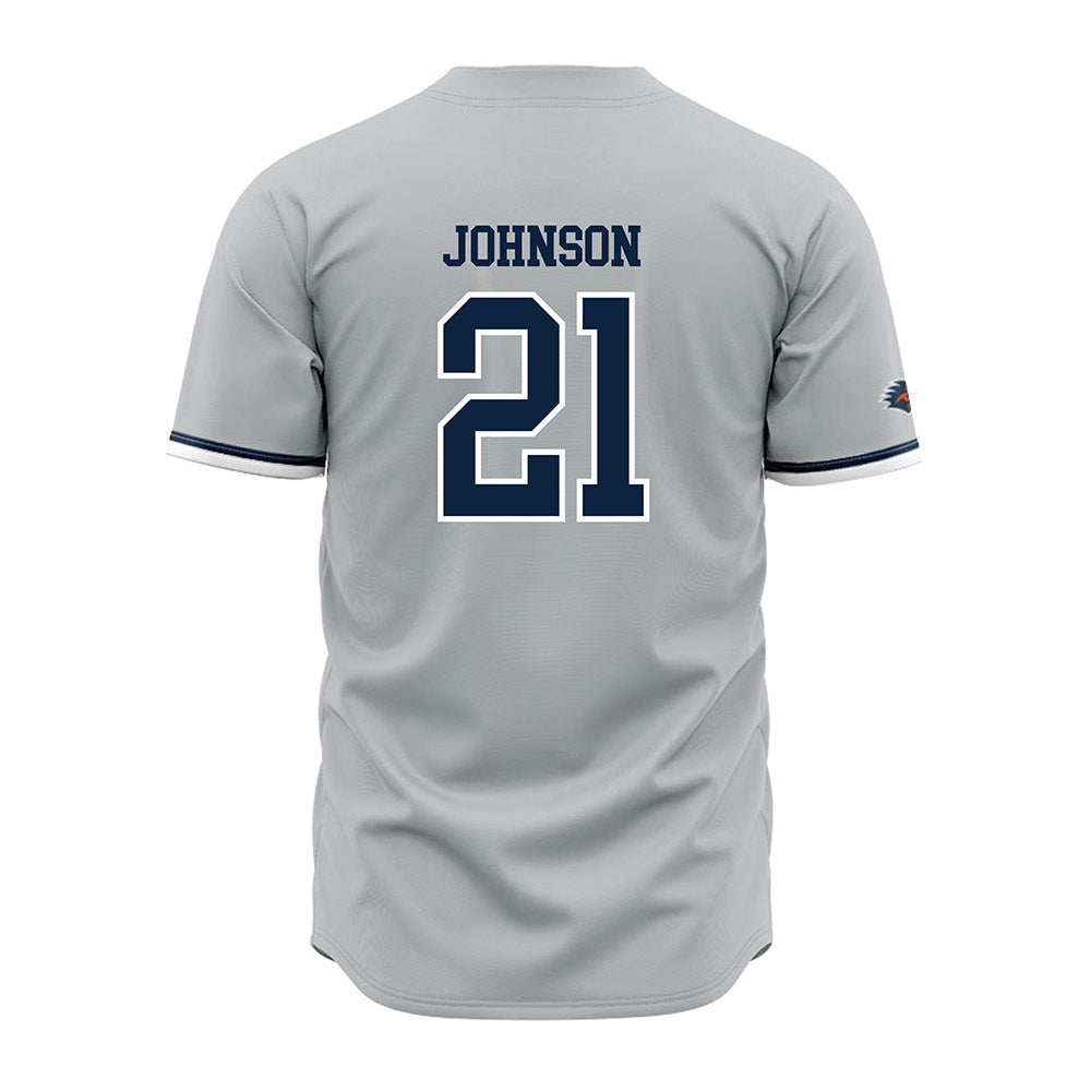 UTSA - NCAA Baseball : Nathan Johnson - Grey Jersey-1