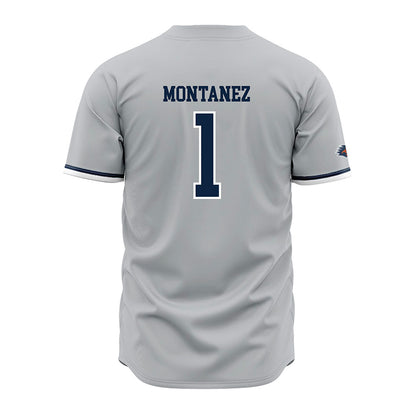 UTSA - NCAA Baseball : Damian Montanez - Grey Jersey-1