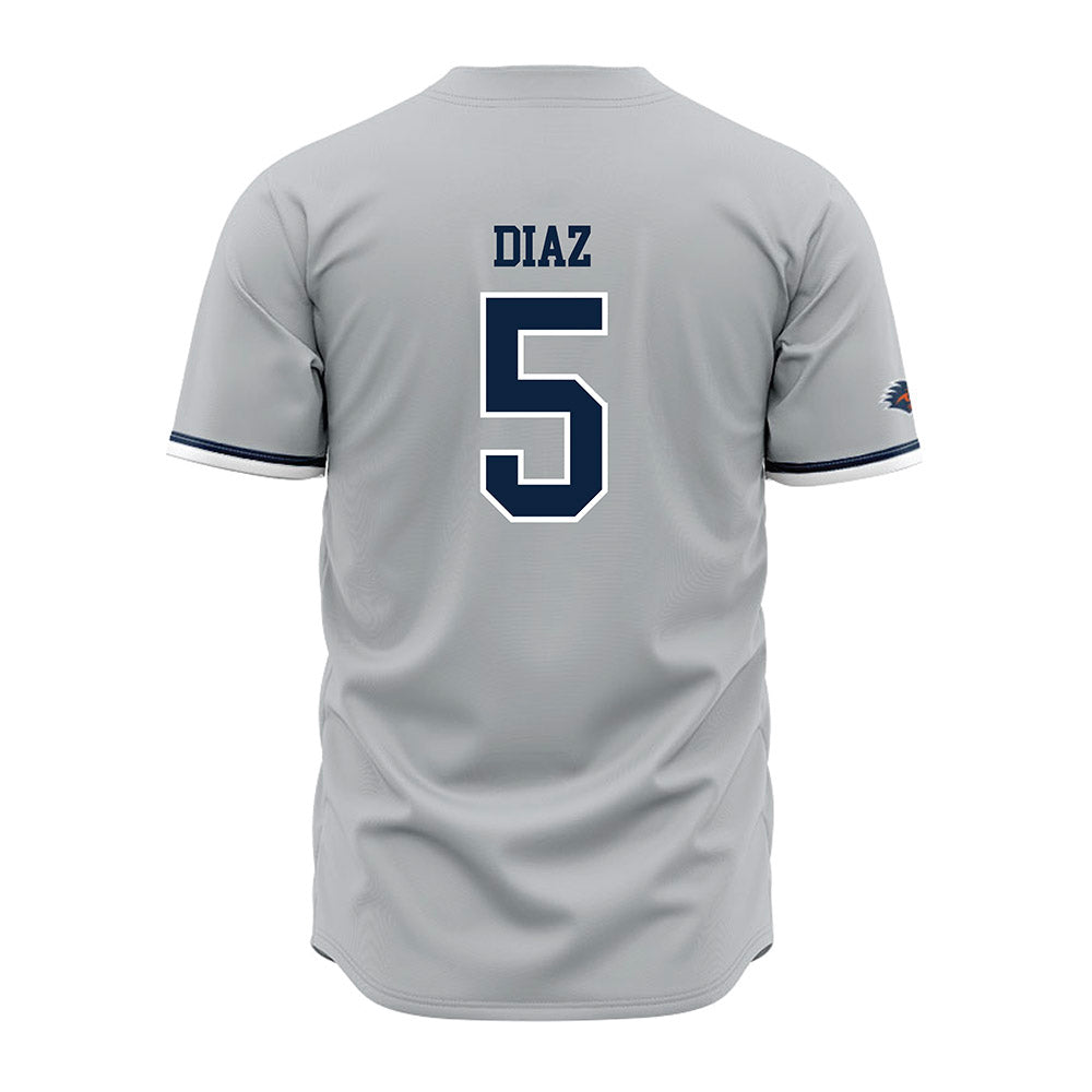 UTSA - NCAA Baseball : Diego Diaz - Grey Jersey-1