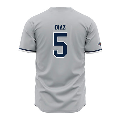 UTSA - NCAA Baseball : Diego Diaz - Grey Jersey-1