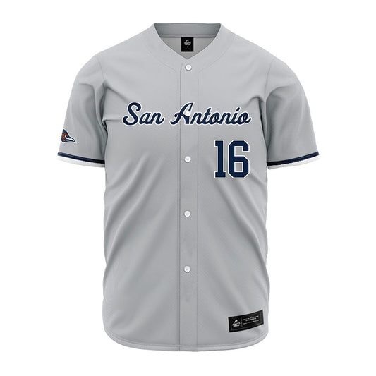 UTSA - NCAA Baseball : Todd Rochelle - Grey Jersey-0