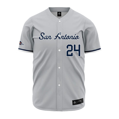UTSA - NCAA Baseball : Ryan Flores - Grey Jersey-0