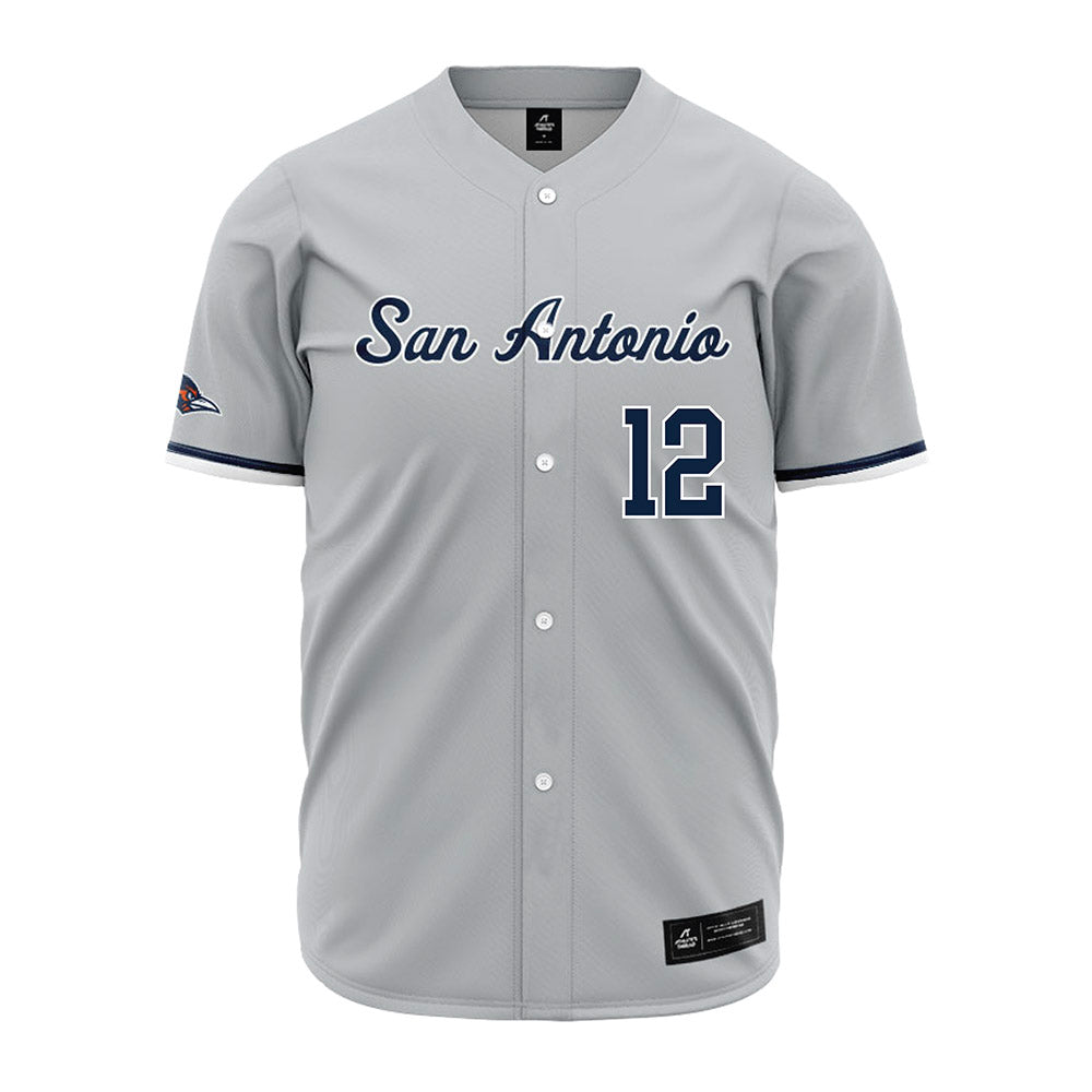 UTSA - NCAA Baseball : Austin Biehl - Grey Jersey-0