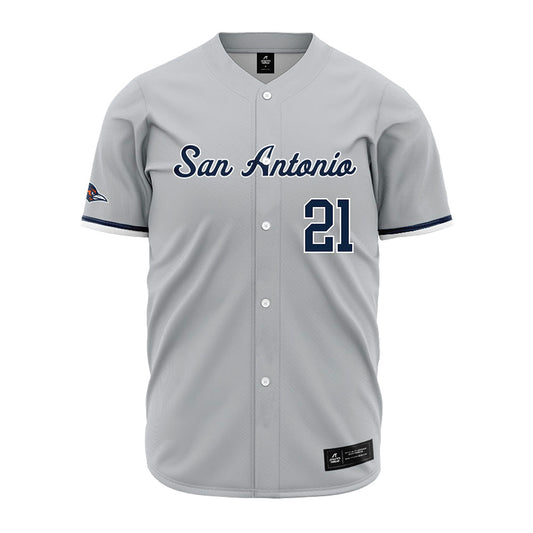 UTSA - NCAA Baseball : Nathan Johnson - Grey Jersey-0