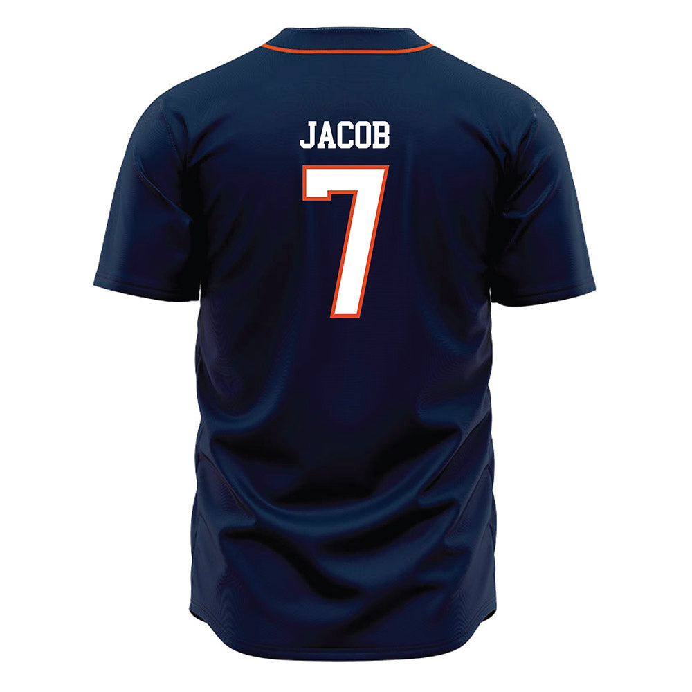 UTSA - NCAA Baseball : Mason Jacob - Navy Jersey-1