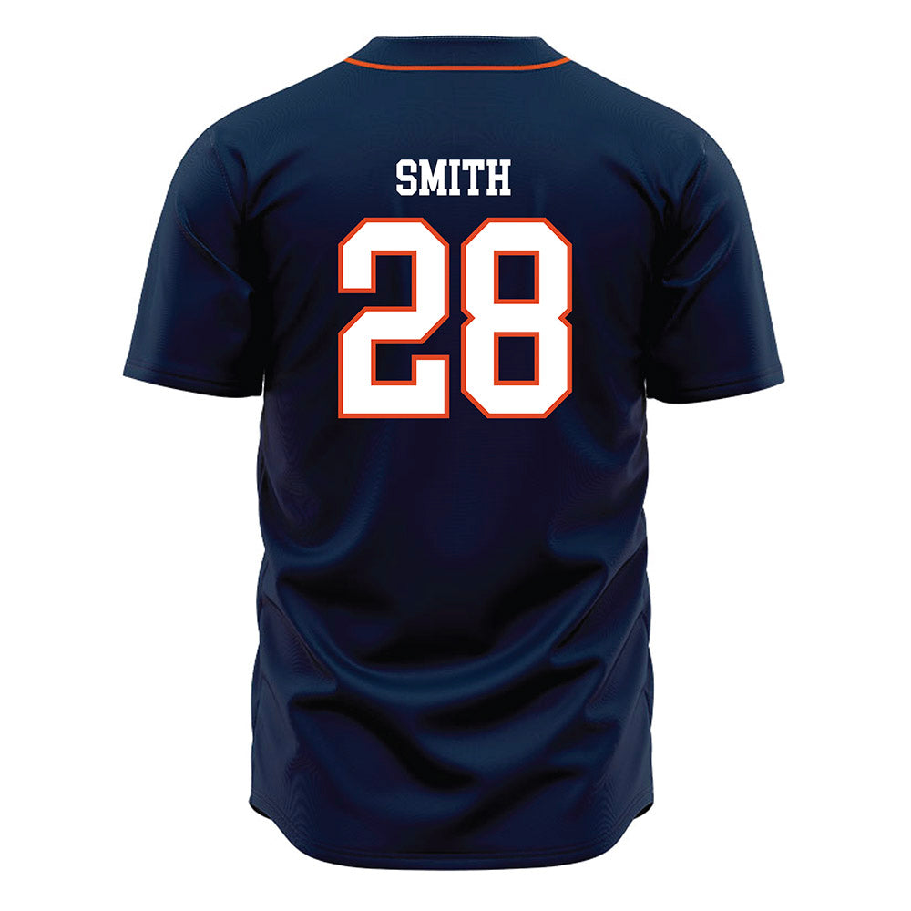 UTSA - NCAA Baseball : Allen Smith - Navy Jersey-1