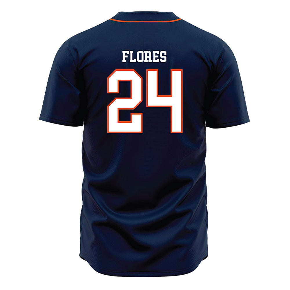 UTSA - NCAA Baseball : Ryan Flores - Navy Jersey-1