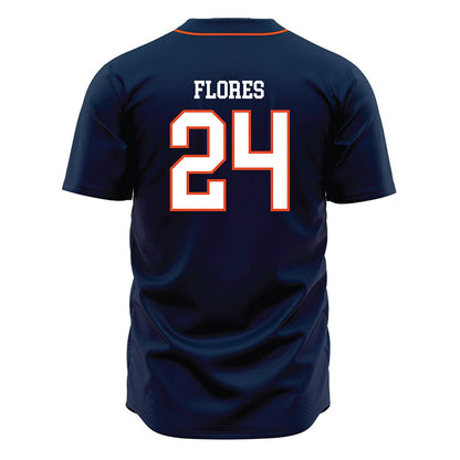 UTSA - NCAA Baseball : Ryan Flores - Navy Jersey-1