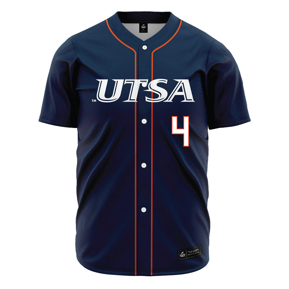 UTSA - NCAA Baseball : Tye Odom - Navy Jersey-0