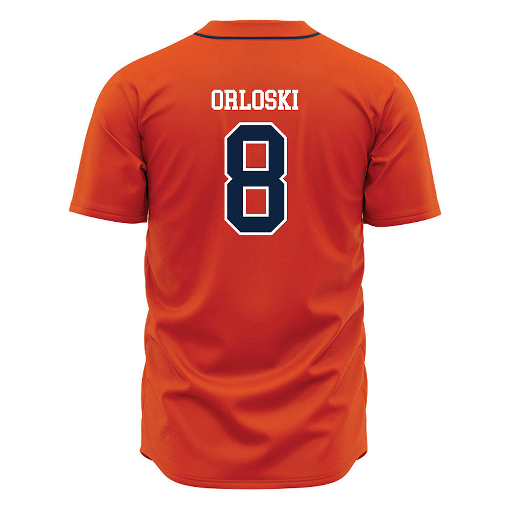 UTSA - NCAA Baseball : Robert Orloski - Orange Jersey-1