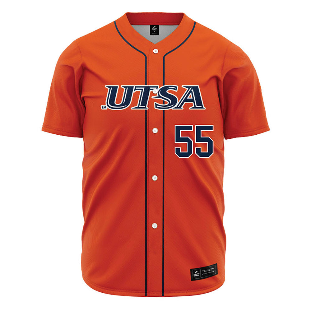 UTSA - NCAA Baseball : Broc Parmer - Orange Jersey-0