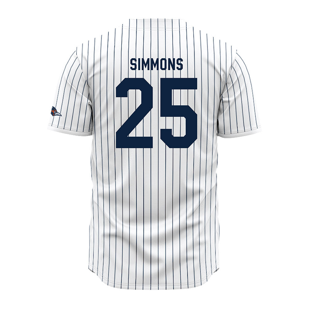 UTSA - NCAA Baseball : Sam Simmons - Pinstripe Jersey-1