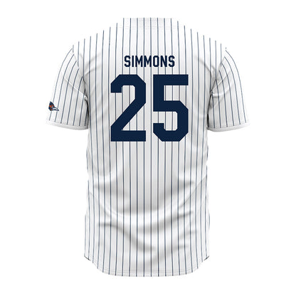 UTSA - NCAA Baseball : Sam Simmons - Pinstripe Jersey-1