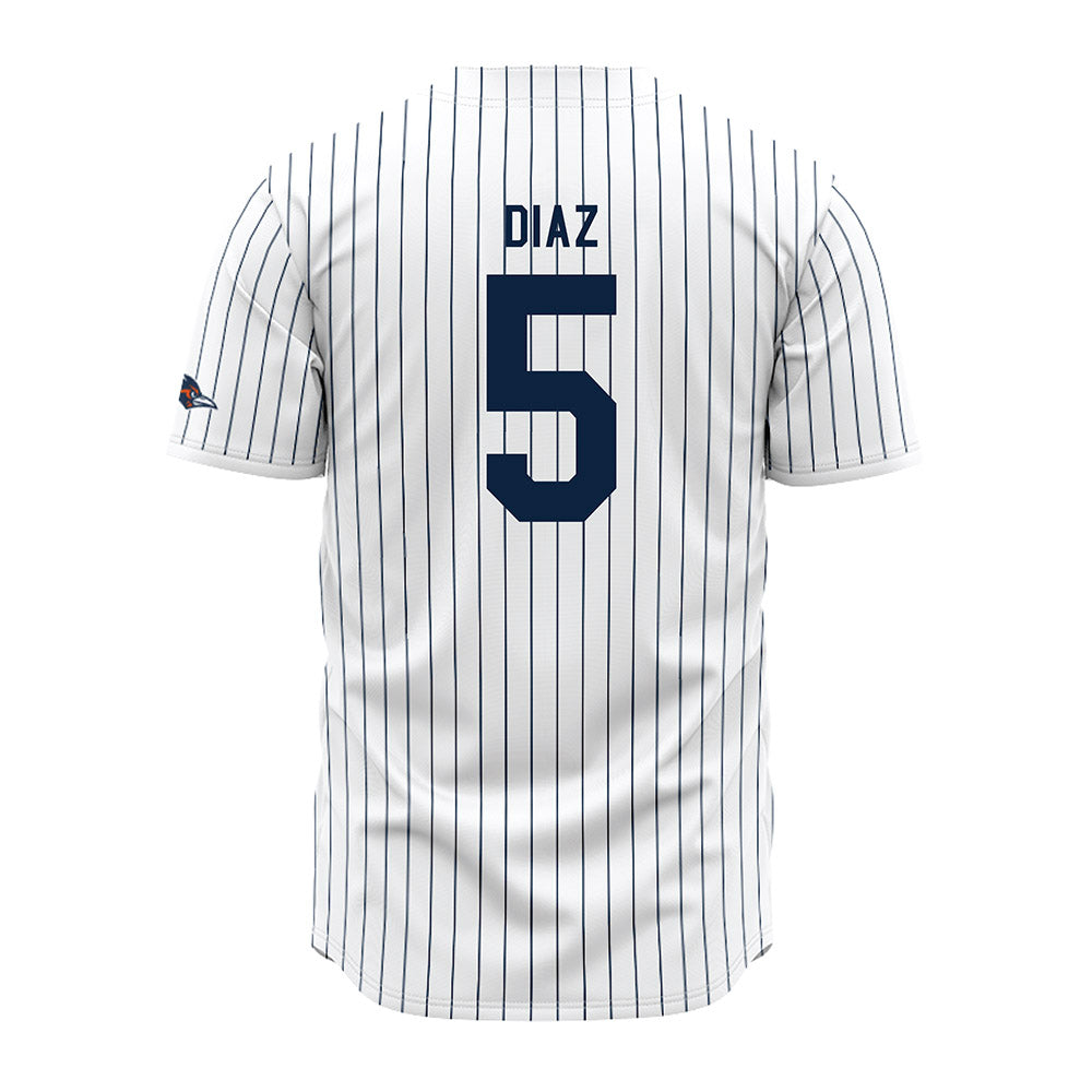 UTSA - NCAA Baseball : Diego Diaz - Pinstripe Jersey-1