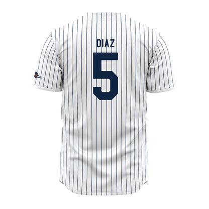 UTSA - NCAA Baseball : Diego Diaz - Pinstripe Jersey-1