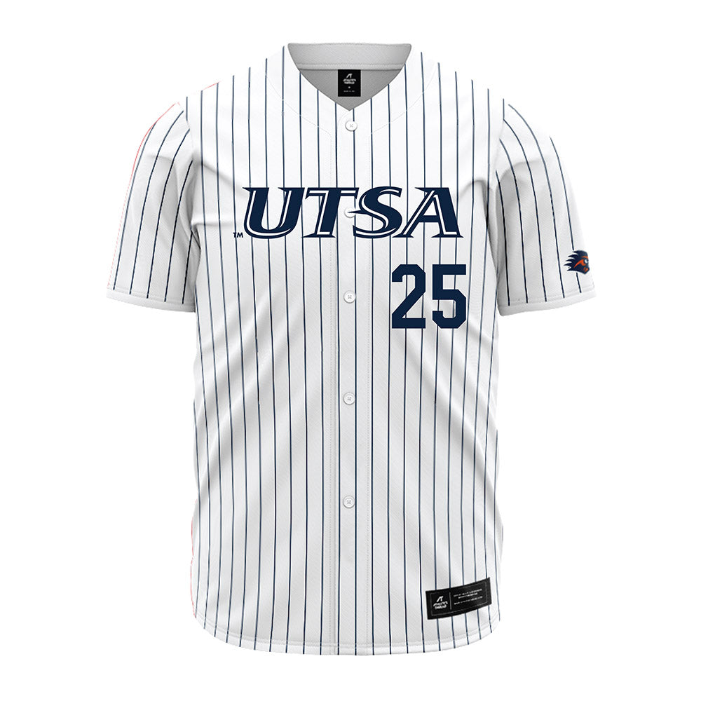 UTSA - NCAA Baseball : Sam Simmons - Pinstripe Jersey-0