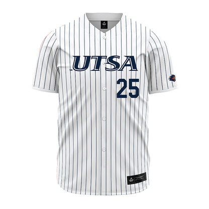 UTSA - NCAA Baseball : Sam Simmons - Pinstripe Jersey-0