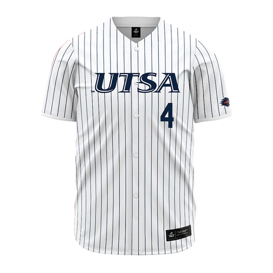 UTSA - NCAA Baseball : Tye Odom - Pinstripe Jersey-0