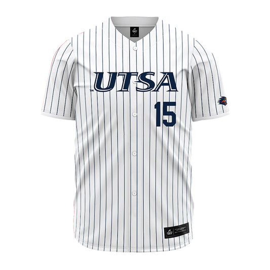 UTSA - NCAA Baseball : Brandon Bishop - Pinstripe Jersey-0