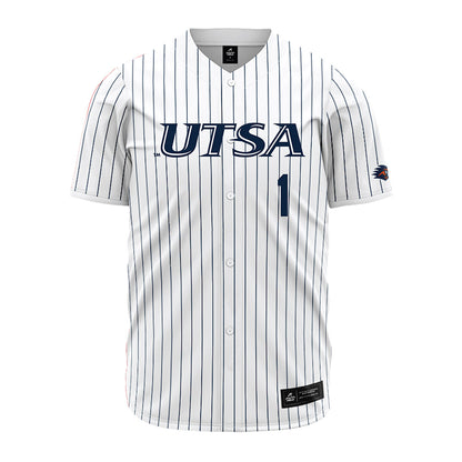 UTSA - NCAA Baseball : Peyton Adams - Pinstripe Jersey-0