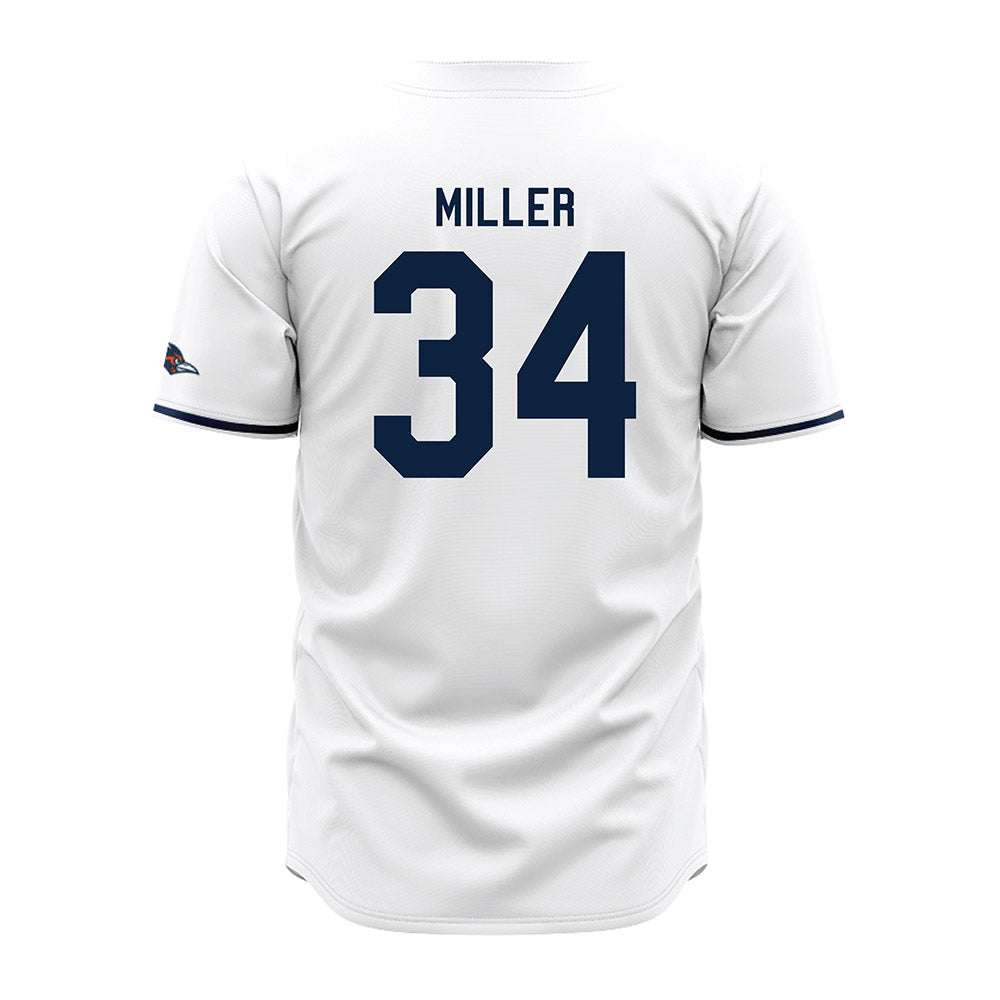 UTSA - NCAA Baseball : Caden Miller - White Jersey-1