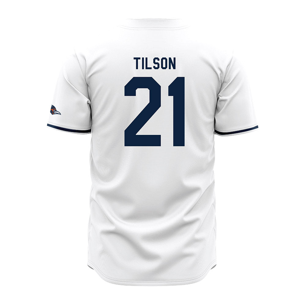 UTSA - NCAA Baseball : Ty Tilson - White Jersey-1