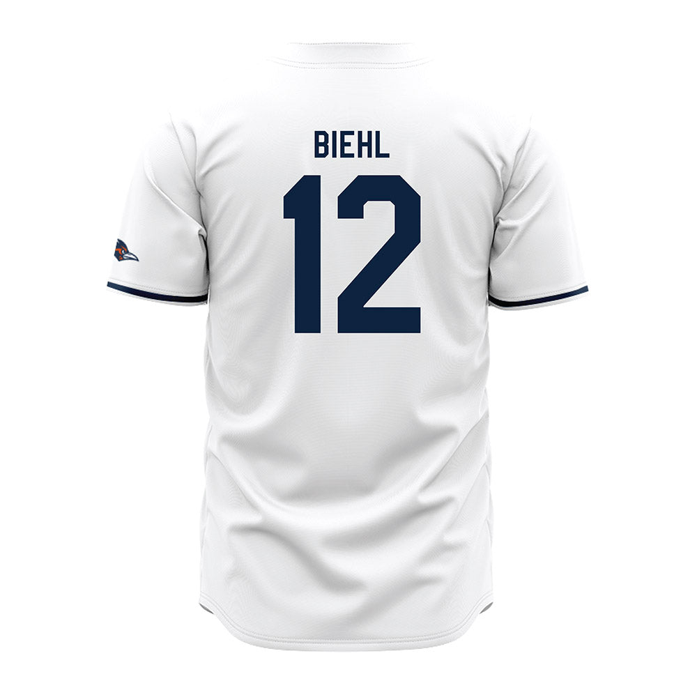UTSA - NCAA Baseball : Austin Biehl - White Jersey-1