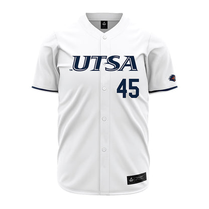 UTSA - NCAA Baseball : Connor Kelley - White Jersey-0