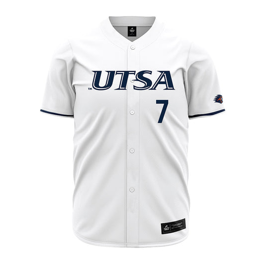 UTSA - NCAA Baseball : Mason Jacob - White Jersey-0