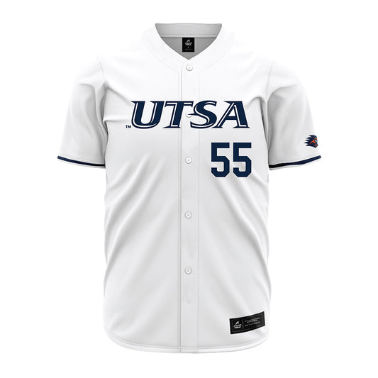 UTSA - NCAA Baseball : Broc Parmer - White Jersey-0