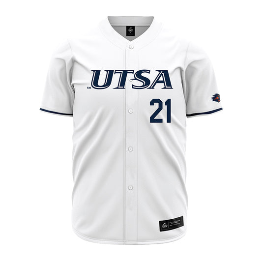 UTSA - NCAA Baseball : Ty Tilson - White Jersey-0