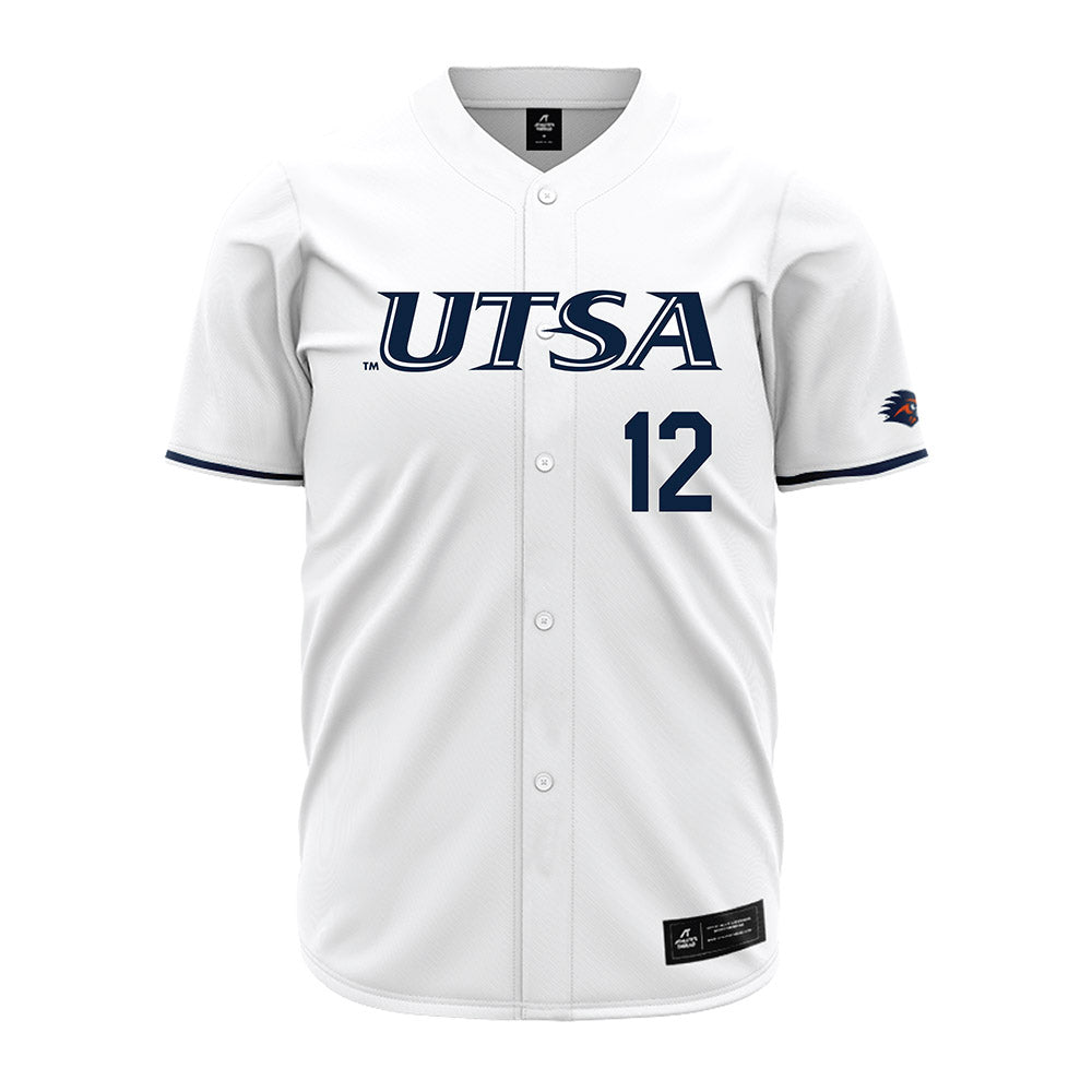 UTSA - NCAA Baseball : Austin Biehl - White Jersey-0