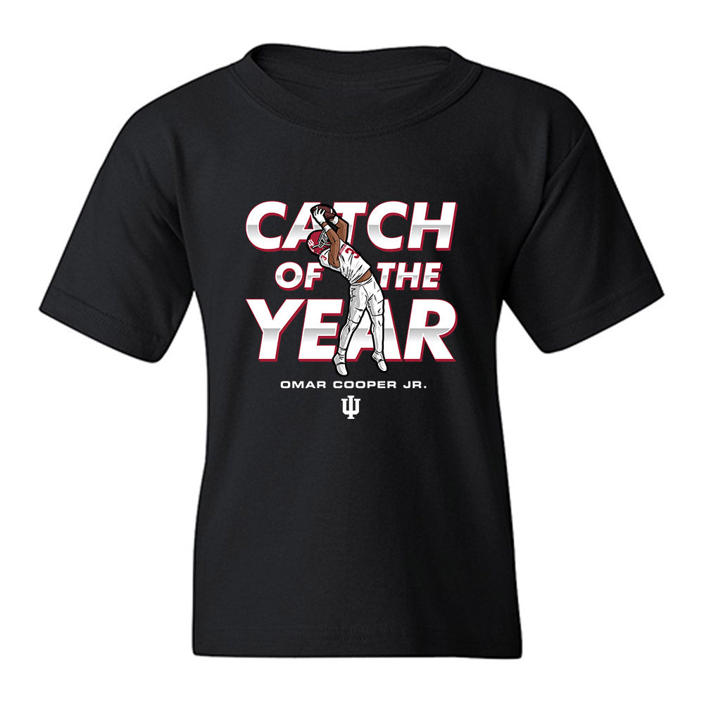 Indiana - NCAA Football : Omar Cooper Jr - Catch of the Year Youth T-Shirt-0