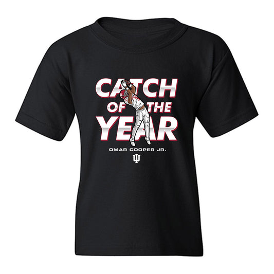 Indiana - NCAA Football : Omar Cooper Jr - Catch of the Year Youth T-Shirt-0