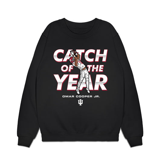 Indiana - NCAA Football : Omar Cooper Jr - Catch of the Year Premium Crewneck Sweatshirt-0