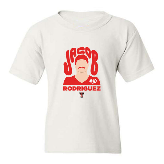 Texas Tech - NCAA Football : Jacob Rodriguez - Graphic Tee Youth T-Shirt-0