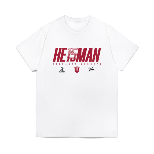 Indiana - NCAA Football : Fernando Mendoza - Heisman Graphic Tee Comfort Colors T-Shirt-0