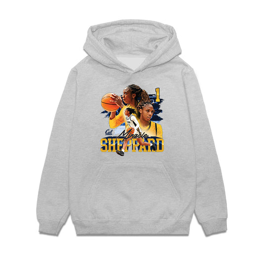 UC Berkeley - NCAA Women's Basketball : Mjracle Sheppard - Collage Premium Hooded Sweatshirt-0