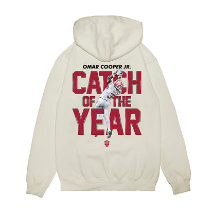 Indiana - NCAA Football : Omar Cooper Jr - Catch of the Year Premium Hooded Sweatshirt-1