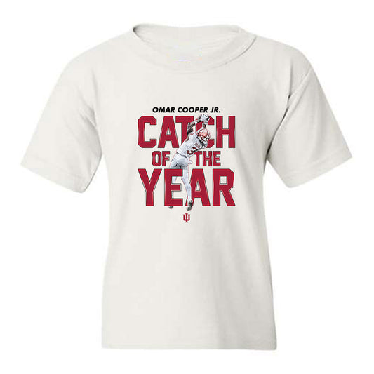 Indiana - NCAA Football : Omar Cooper Jr - Catch of the Year Youth T-Shirt-0