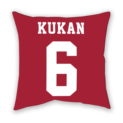 Alabama - NCAA Women's Soccer : Kiley Kukan - Pillow-1