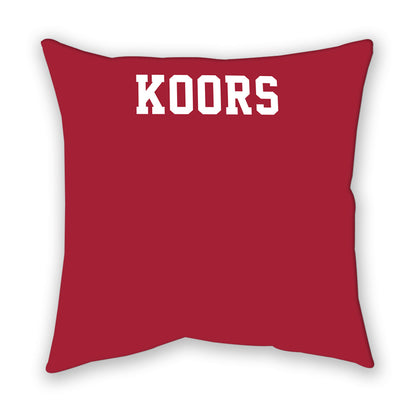 Alabama - NCAA Women's Rowing : Ella Koors - Pillow-1