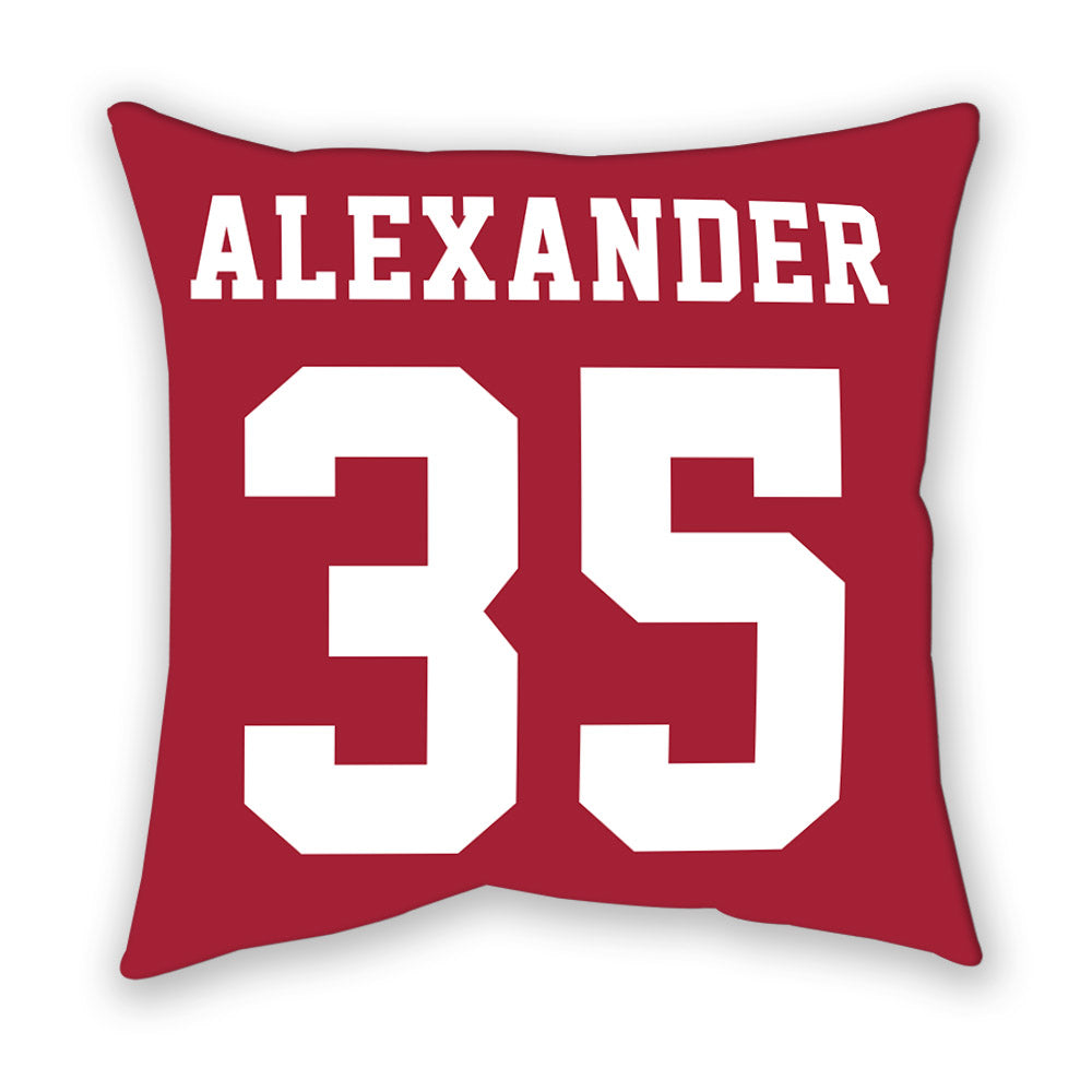 Alabama - NCAA Football : Jeremiah Alexander - Pillow-1