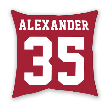 Alabama - NCAA Football : Jeremiah Alexander - Pillow-1
