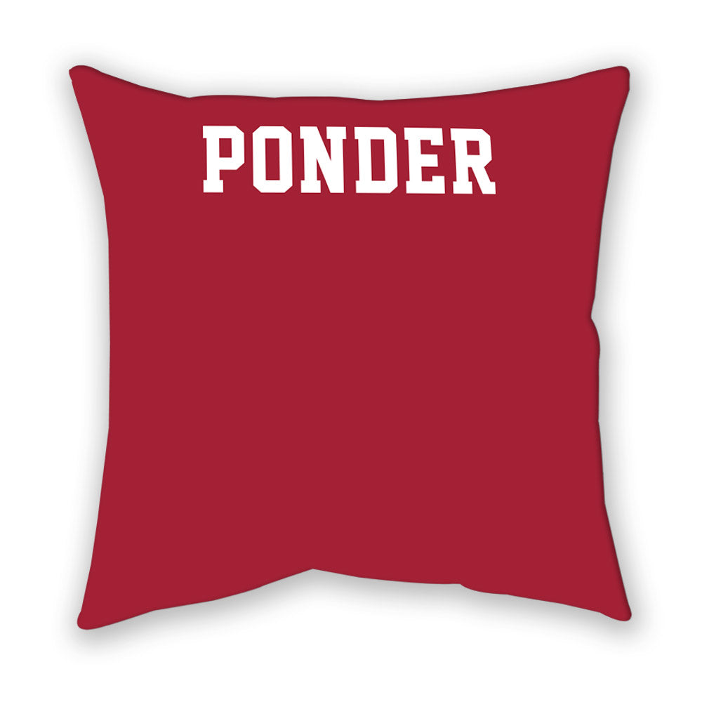 Alabama - NCAA Men's Golf : Thomas Ponder - Pillow-1