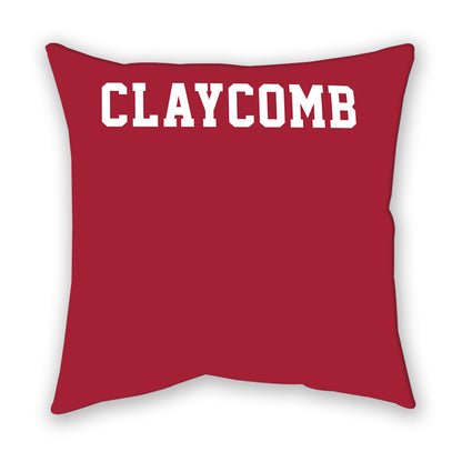 Alabama - NCAA Men's Golf : Canon Claycomb - Pillow-1