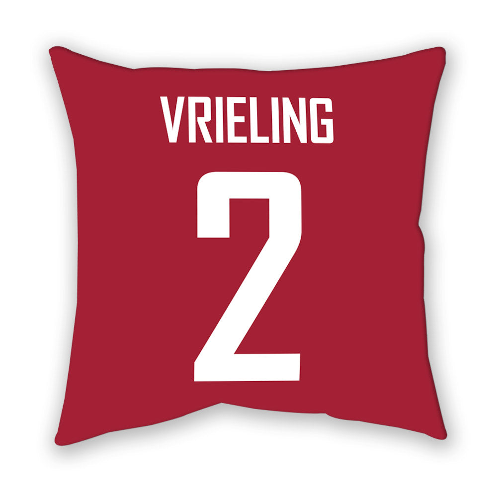 WSU - NCAA Women's Volleyball : Taryn Vrieling - Pillow-1