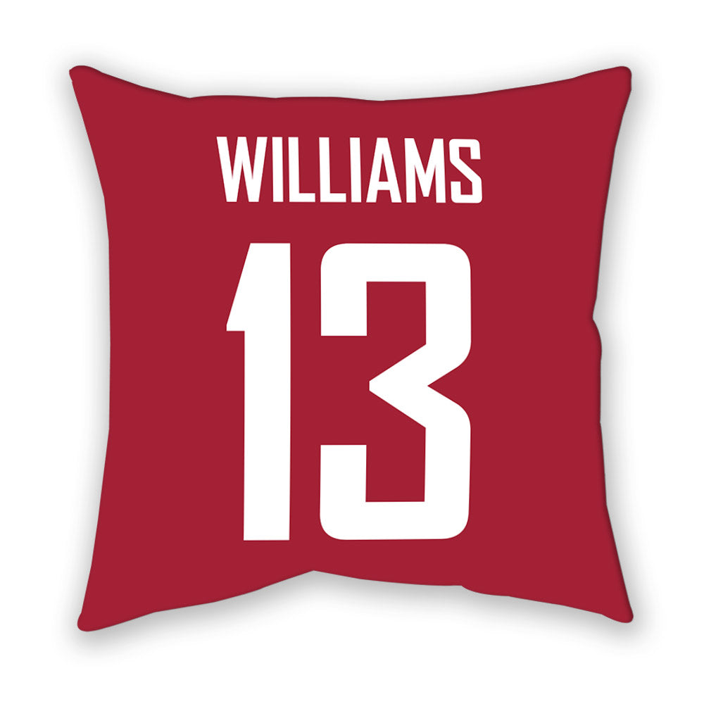 WSU - NCAA Women's Soccer : Jamuna Williams - Pillow-1