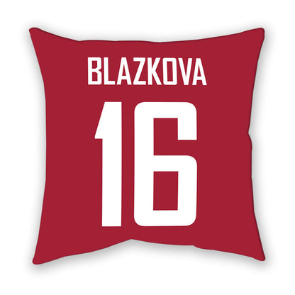 WSU - NCAA Women's Volleyball : Lucie Blazkova - Pillow-1